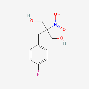 molecular formula C10H12FNO4 B1391790 2-(4-Fluorobenzyl)-2-nitro-1,3-propanediol CAS No. 905569-32-6