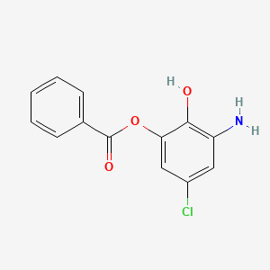 3-Amino-5-chloro-2-hydroxyphenyl benzoate