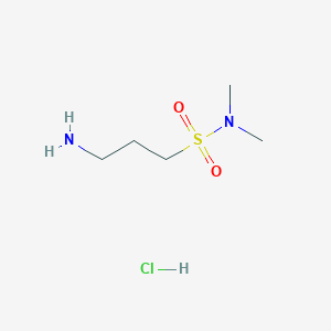 molecular formula C5H15ClN2O2S B1391797 (N,N,dimethyl)-(3-aminopropyl)sulfonamide hydrochloride CAS No. 91893-74-2