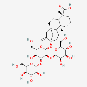 molecular formula C38H60O18 B13917994 rebaudiosideB 