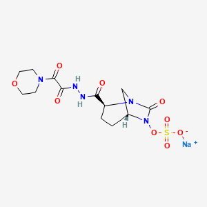molecular formula C13H18N5NaO9S B13918054 Antibacterial agent 50 