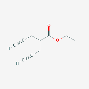 molecular formula C10H12O2 B13918069 Ethyl 2-(prop-2-yn-1-yl)pent-4-ynoate 