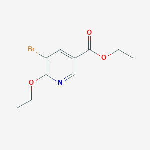 molecular formula C10H12BrNO3 B13918078 Ethyl 5-bromo-6-ethoxynicotinate 