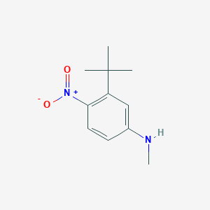 molecular formula C11H16N2O2 B13918093 3-(tert-butyl)-N-methyl-4-nitroaniline 