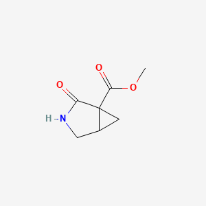 molecular formula C7H9NO3 B13918118 Methyl 2-oxo-3-azabicyclo[3.1.0]hexane-1-carboxylate 
