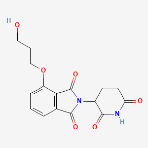 molecular formula C16H16N2O6 B13918125 Thalidomide-O-C3-OH 