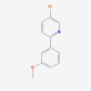 molecular formula C12H10BrNO B1391818 5-Bromo-2-(3-methoxyphenyl)pyridine CAS No. 1119089-23-4