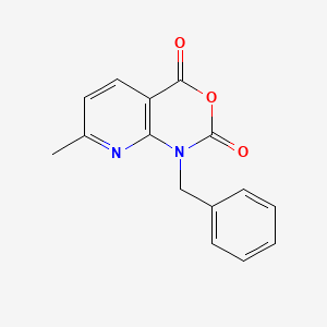 molecular formula C15H12N2O3 B1391829 1-Benzyl-7-methyl-1H-pyrido[2,3-d][1,3]oxazine-2,4-dione CAS No. 686264-90-4