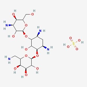 molecular formula C18H38N4O15S B13918290 Bekanamycin sulfate 