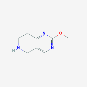 molecular formula C8H11N3O B1391830 2-Methoxy-5,6,7,8-tetrahydropyrido[4,3-d]pyrimidine CAS No. 880361-83-1