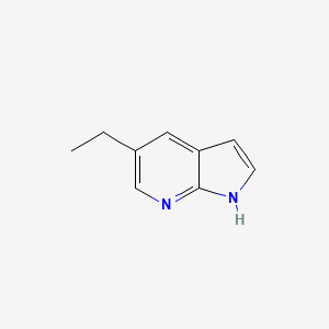 molecular formula C9H10N2 B13918347 5-ethyl-1H-pyrrolo[2,3-b]pyridine 