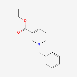 molecular formula C15H19NO2 B1391835 Ethyl 1-benzyl-1,2,5,6-tetrahydropyridine-3-carboxylate CAS No. 1159982-41-8