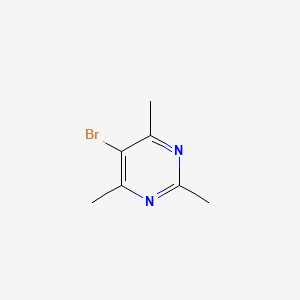 molecular formula C7H9BrN2 B13918422 5-Bromo-2,4,6-trimethylpyrimidine CAS No. 1260671-15-5