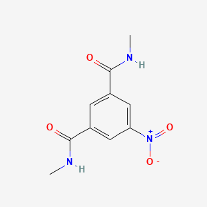 molecular formula C10H11N3O4 B13918441 N,N'-dimethyl-5-nitrobenzene-1,3-dicarboxamide 