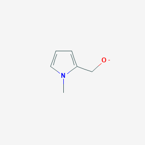 molecular formula C6H8NO- B13918446 (1-Methylpyrrol-2-yl)methanolate 