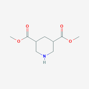 molecular formula C9H15NO4 B1391845 Dimethyl piperidine-3,5-dicarboxylate CAS No. 54732-79-5