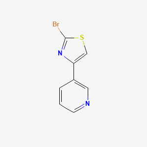 molecular formula C8H5BrN2S B1391847 2-Bromo-4-(pyridin-3-yl)thiazole CAS No. 886370-95-2