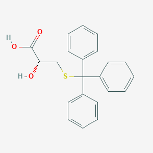 molecular formula C22H20O3S B13918613 (R)-2-Hydroxy-3-(tritylthio)propanoic Acid 
