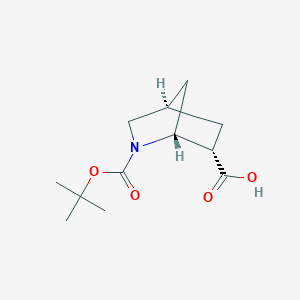 molecular formula C12H19NO4 B13918642 Endo-2-tert-butoxycarbonyl-2-azabicyclo[2.2.1]heptane-6-carboxylic acid 