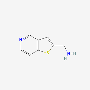 molecular formula C8H8N2S B13918644 Thieno[3,2-c]pyridin-2-ylmethanamine 