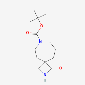 molecular formula C13H22N2O3 B13918684 Tert-butyl 3-oxo-2,8-diazaspiro[3.6]decane-8-carboxylate 