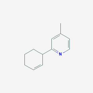 molecular formula C12H15N B1391869 2-(2-环己烯基)-4-甲基吡啶 CAS No. 1187168-47-3