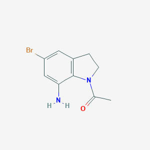1-(7-Amino-5-bromoindolin-1-YL)ethanone