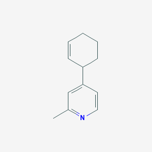 molecular formula C12H15N B1391870 4-(2-Cyclohexenyl)-2-methylpyridine CAS No. 1187163-31-0