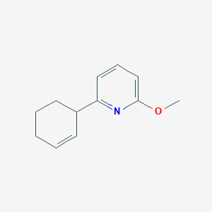molecular formula C12H15NO B1391871 2-(2-环己烯基)-6-甲氧基吡啶 CAS No. 1187168-58-6