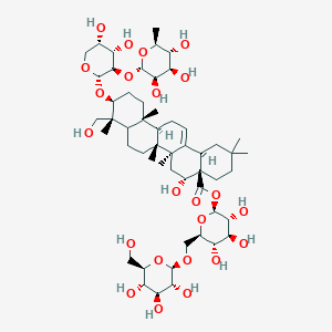 molecular formula C53H86O23 B139188 Medicago-saponin P(1) CAS No. 158511-57-0