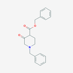 molecular formula C20H21NO3 B13918804 Benzyl 1-benzyl-3-oxopiperidine-4-carboxylate 