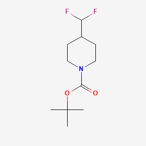 molecular formula C11H19F2NO2 B1391882 1-N-Boc-4-difluoromethylpiperidine CAS No. 1093759-68-2
