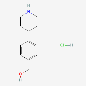(4-Piperidin-4-yl-phenyl)-methanol hydrochloride