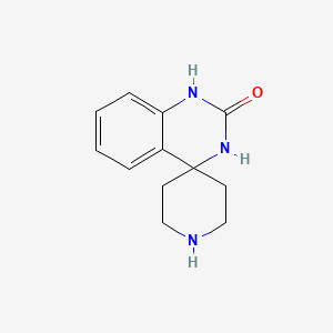 molecular formula C12H15N3O B1391887 1'H-Spiro[piperidine-4,4'-quinazolin]-2'(3'H)-one CAS No. 635713-68-7