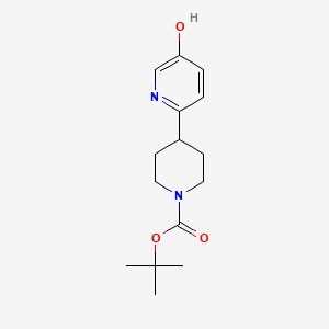 molecular formula C15H22N2O3 B13918913 Tert-butyl 4-(5-hydroxypyridin-2-YL)piperidine-1-carboxylate 