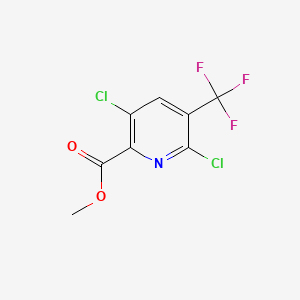molecular formula C8H4Cl2F3NO2 B13918946 Methyl 3,6-dichloro-5-(trifluoromethyl)picolinate 