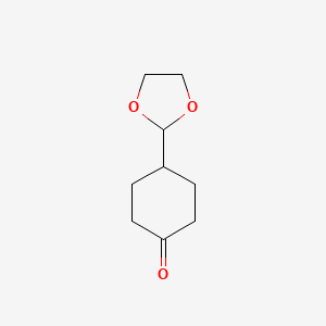 molecular formula C9H14O3 B13918955 4-(1,3-Dioxolan-2-yl)cyclohexanone 