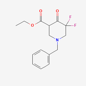 Ethyl 1-benzyl-5,5-difluoro-4-oxopiperidine-3-carboxylate