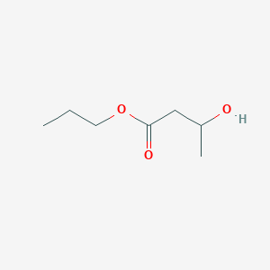 molecular formula C7H14O3 B13918987 Propyl butanoate, 3-hydroxy CAS No. 116310-04-4