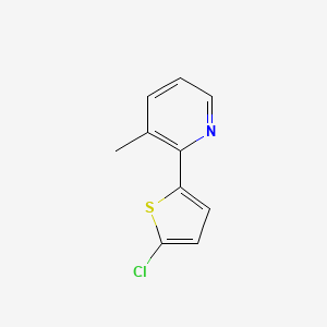 B1391902 2-(5-Chloro-2-thienyl)-3-methylpyridine CAS No. 1187170-17-7