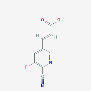 (E)-Methyl 3-(6-cyano-5-fluoropyridin-3-yl)-acrylate