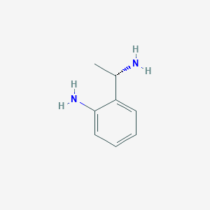 molecular formula C8H12N2 B13919203 (S)-2-(1-aminoethyl)aniline 