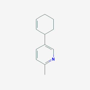 molecular formula C12H15N B1391930 5-(2-Cyclohexenyl)-2-methylpyridine CAS No. 1187163-28-5