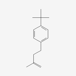 molecular formula C15H22 B1391933 4-(4-叔丁基苯基)-2-甲基-1-丁烯 CAS No. 3605-32-1