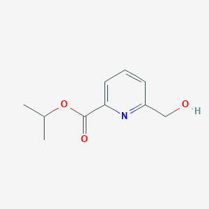 molecular formula C10H13NO3 B13919401 Isopropyl 6-(hydroxymethyl)picolinate 