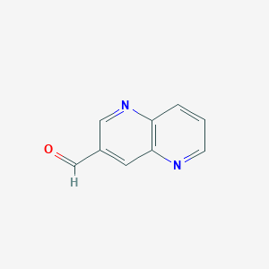 molecular formula C9H6N2O B1391941 1,5-Naphthyridine-3-carbaldehyde CAS No. 959617-49-3