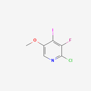 molecular formula C6H4ClFINO B13919441 2-Chloro-3-fluoro-4-iodo-5-methoxypyridine 