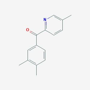 2-(3,4-Dimethylbenzoyl)-5-methylpyridine