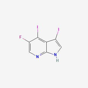 5-Fluoro-3,4-diiodo-1H-pyrrolo[2,3-b]pyridine
