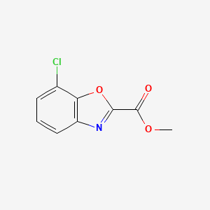 molecular formula C9H6ClNO3 B13919621 Methyl 7-chloro-1,3-benzoxazole-2-carboxylate 